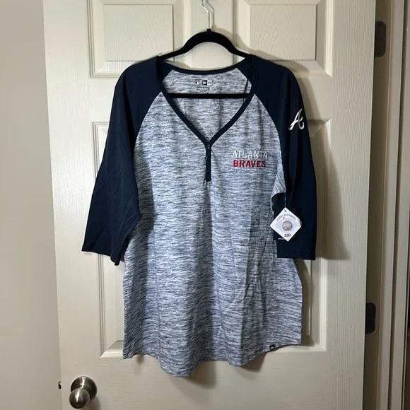 Atlanta Braves baseball shirt 2X NWT - Picture 1 of 4